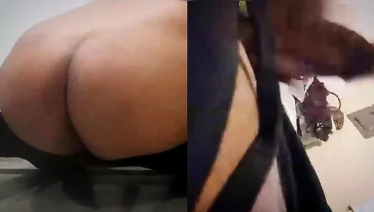 Massive Thighs Wrapped Tight Around Hung Black Dick in Intense Steamy Doggy Fuck