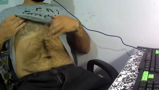 Steamy Office Secret: Latino Studs Close Call Jerking Off On the Job