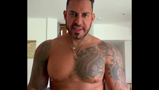 Viktor Roms Ripped Physique Powers Thick BBC in Steamy Solo Scene - Latino Heat