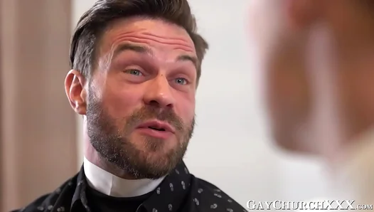 Priestly Lust: Daddys Thick Seed Drenches His Altar - IntenseGayFetish 18+