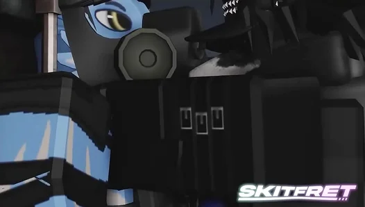 Roblox Furry Fun: Sucking 3D Ass in Steamy Blowjob Action with Horny Boyfriends -