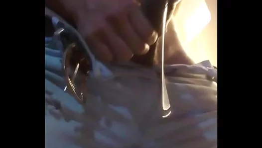 Relaxing Solo Session: Teen Boy Savoring Pre-Cum Drops While Puffing on Cigar – TeenDude