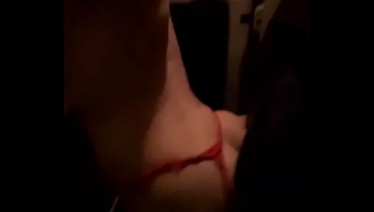 Steamy Lingerie Encounter: Insured Hunk Finds Release in Busty Beautys Tight Rear - 18+