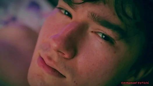 Kokichis Steamy Threesome Desire: Twin Slender Boys Explore Feet, Stroke Swallow –