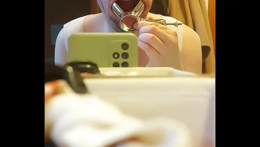 Doctors Thorough Exam Turns Naughty for Plump Teens - Filling Their Mouths with Cream