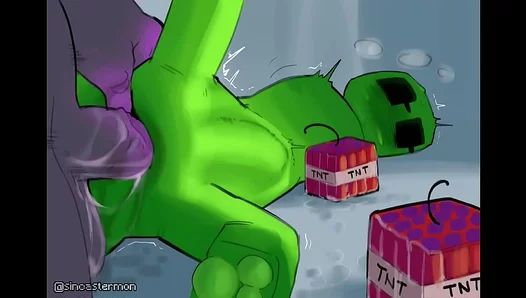 Minecraft Lust: Furry Wardens Hung Beast Pounds Cute Creepers Tight Hole - HornyGayGames