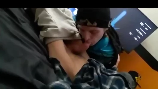 Buddys Deep Throats My Thick Load: Swallows Every Last Drop