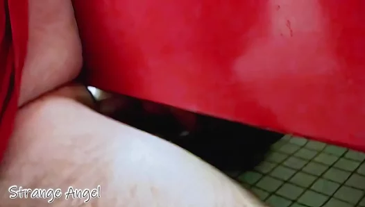 Steamy Strangers Secret Bathroom Encounter: Raw, Exposed Public Frottage – TinyGays 18+