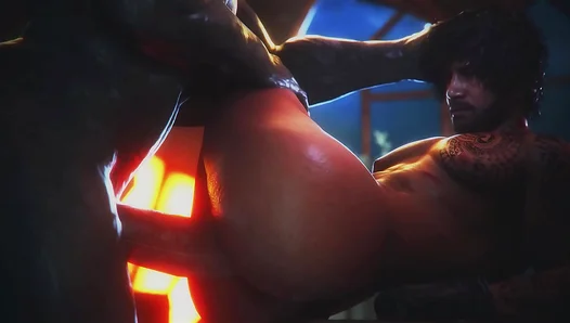 Latin Heat Unleashed: Charles X Takes Control in Sizzling 3D Animated Gay Orgy - 18+