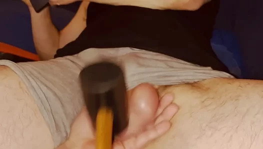 Searing Suffering: Endless Kicks Target Swollen Balls – Gay Painplay 18+