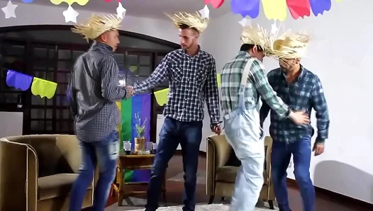 Steamy Festival Frenzy Ignites Wild Gay Gangbang Orgy – SurubaHeat 18+
