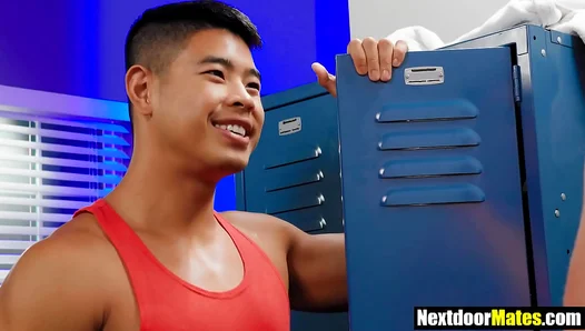 Powerful Asian Muscles Submit to Thick Cocks Dominant Thrusts in Sweaty Anal Adventure –