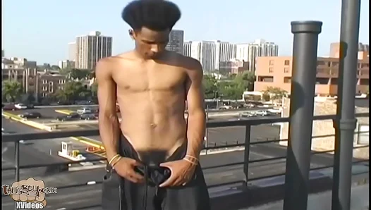 Musclebound Thugboys Searing Workout Ends in a Blazing Cum Blast