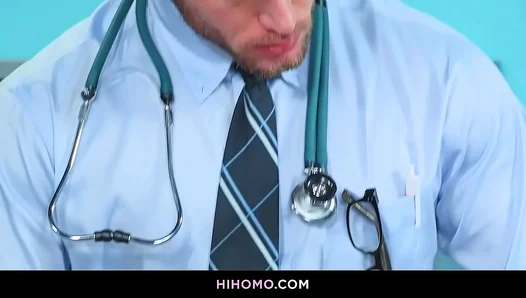Steamy Hospital Hookup: JJ Knight Goes Balls Deep in Ace Eras Muscular Body – 18+ Gay Porn