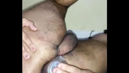 Exploring New Depths: Nervous Novice Finds Pleasure as He Opens Up for Lube-Filled Anal