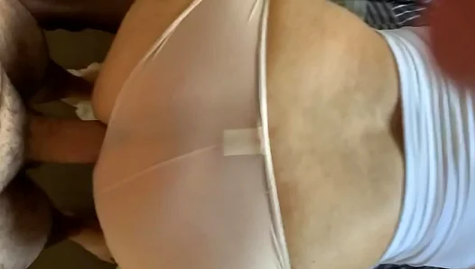 Steamy Thigh-High Peek: Rebeccas Closet Sex Session Exposed – Amateur POV 18+