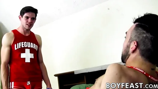 Raging 69 Showdown: Williams Massive Cock Meets Jakes Hungry Hole - HardBuddies 18+