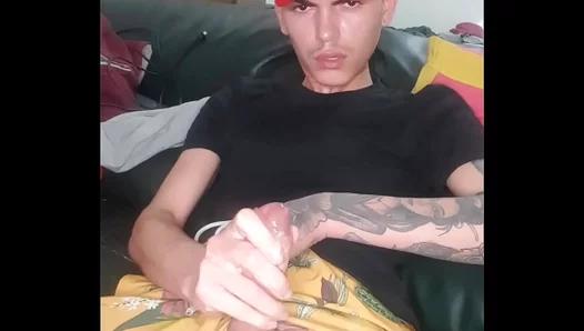 Tattooed Stud Richard Dias Unleashes Scorching Solo Orgasm – Sizzling Gay XXX Moment