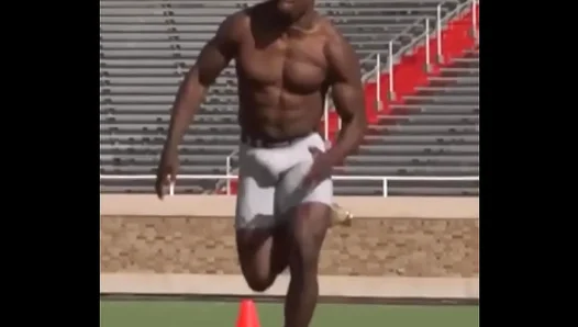 Sweaty Endorphin Rush: Joggers Ripped Body Exposes Massive Erection – 18+