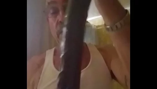 Amateur Gramps Craves Deep Throat Thrills with Massive Silicone Cock – XXX