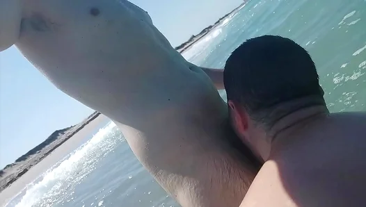 Beachside Threesome Fury: Hung Twinks Pound Tight Holes Amidst Surfs Thunderous Roar -