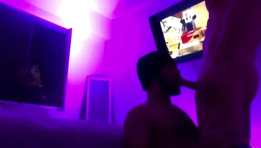 Steamy Solo Show: Cousins Surprise Visit Ignites Lust for Thick Daddy Cock –