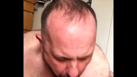 Bearded Beast Devours Thick Cock Raw and Unfiltered for Intense Bareback Blow Job Thrill
