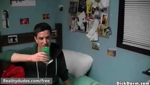 Straight Roommates Surrender to Forbidden Lust: First Gay Encounter Ignites Passion