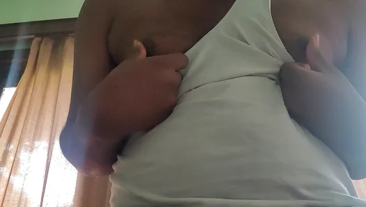 Fluffy Little Studs Moan-Filled Masturbatory Delight – Savoring Plump Breasts and Rigid