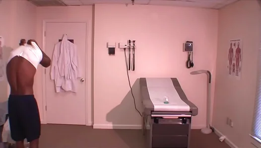 Straight Beefs Surprise Exam: Doctors Finger Probes His Tight Hole for the First Time –