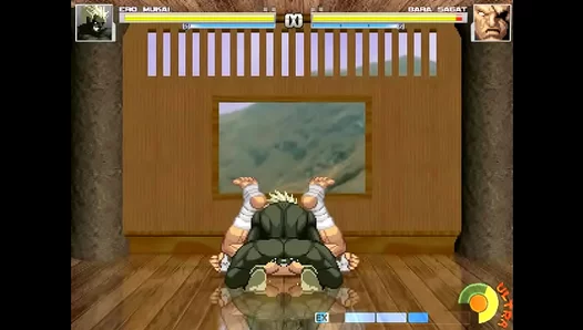 Sagats Steamy Submission: Mugens Dominant Grip Takes Him Down for Intense Yaoi Raw – Hot