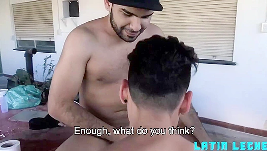 Steamy Latino Threesome: Raw Passion Ignites as Horny Mates Share in Lustful Play – XXX