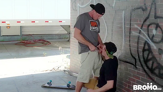 Pierce Jacks Steamy Skate Session Ends in Wet, Wild Public Gay Sex