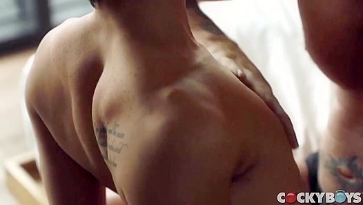 Austin Graysons Steamy Threesome Fantasy Comes True - CockyBoys 18+