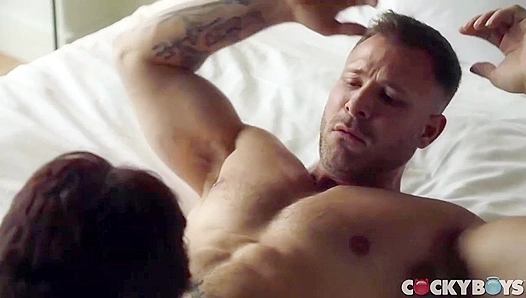 Austin Graysons Steamy Threesome Fantasy Comes True - CockyBoys 18+