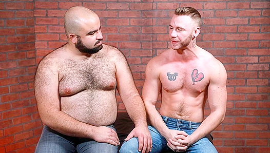 Rhino Unleashes Feral Lust, Plowing Macs Hairy Hole Raw and Wild - No Condoms Just
