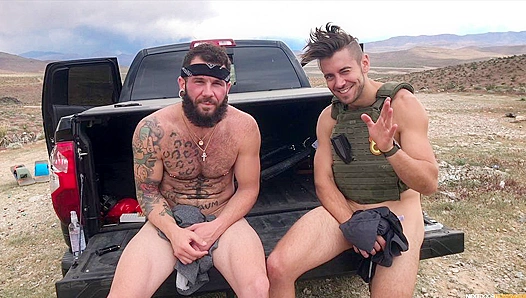 Rugged Hookups Under the Stars: Dante Johnnys Guns, Gritty Raw Sex Outside