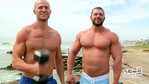 Arnies Rugged Physique Overpowers Blake as He Swallows His Massive Shaft – SeanCodyX