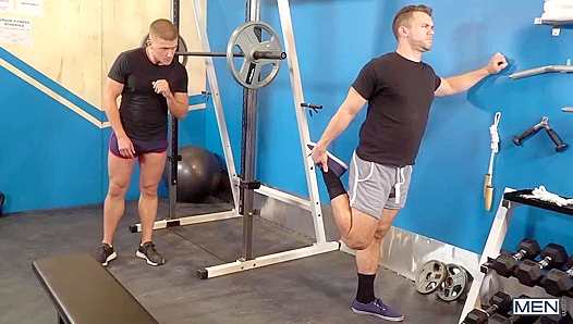 Blake Ryder Powers Through Jake Porters Tight Hole After a Sweaty Iron Session –