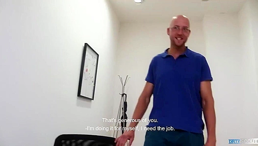 Bald Boy Takes Thick Dicks Deep: Steamy Casting Session Pleases Him – DirtyScout 18+