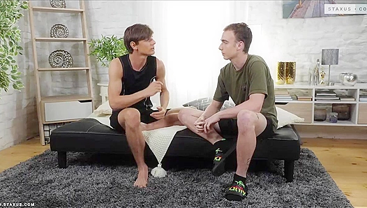Craving Each Others Raw, Hung Heat: Twink Bareback Orgy at GayXXX