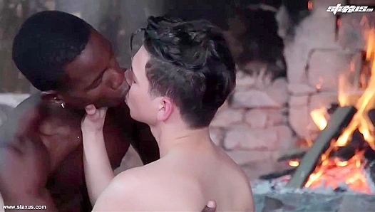 Xander Hollis Ignites Devon LeBrons Desire Near Crackling Flames – Blazing Gay Encounters