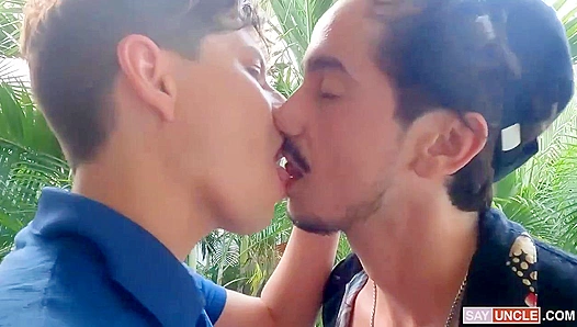 Steamy Latin Lust: Two Thick-Hung Studs Engage in Intense Cock-Slinging Action – TinyGays
