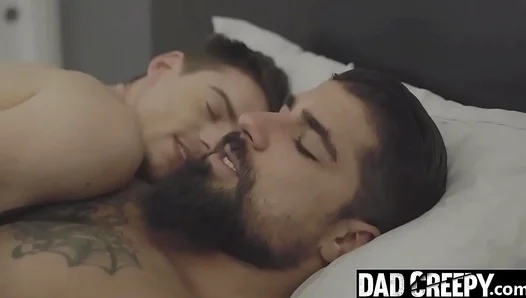 Powerful StepDad Takes Control, Ravaging Slim Stepsons Prohibited Rear Entrance