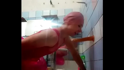 Teen Boys Insatiable Hunger: Gobbling Massive Dildo Deep in Steamy Solo Orgy
