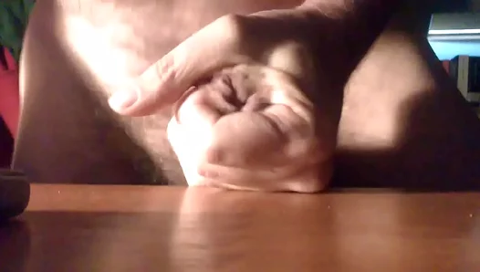 Hand Job Frenzy Unleashes Sticky Load Across Table – AmateurGayFun