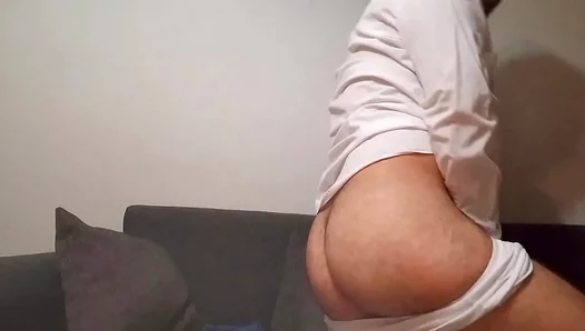 Steamy Self-Love Showcase: Hunks Thick Cock Rises from Juicy Bubble Butt – 18+