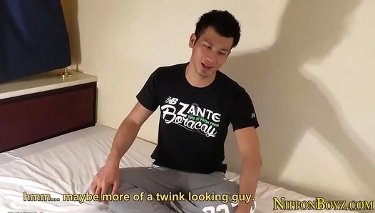Japanese Cuties Tempting Solo - Exposing Thick Cock, Slick Jizz Finish