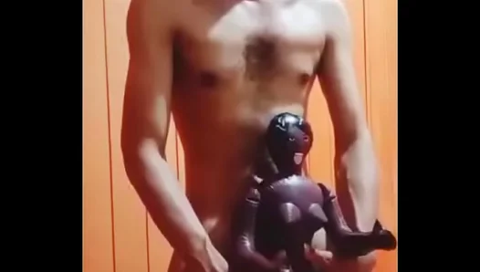 Claus Devours His Thick Cream Directly from Source in Steamy Solo Masturbation –