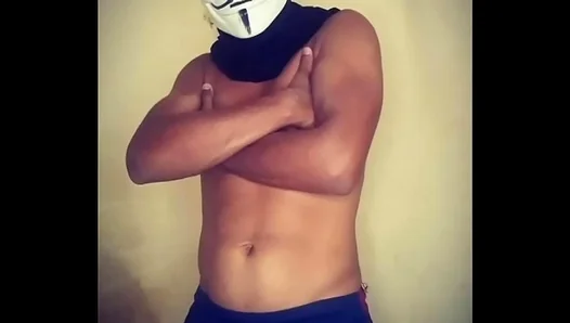 Brazilians Lust Ignited: Masked Stud Gets Stuffed by Massive Meat in Scorching Anal